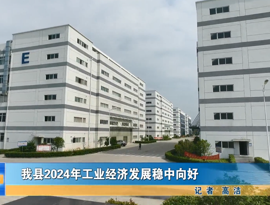 我縣2024年工業(yè)經(jīng)濟(jì)發(fā)展穩(wěn)中向好
