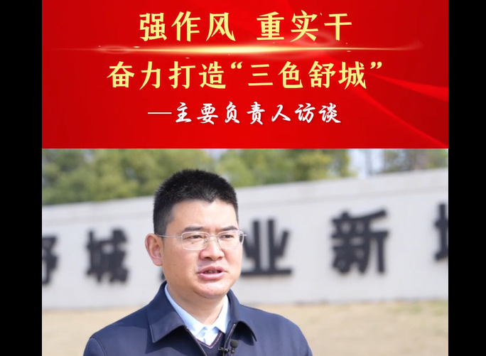 強(qiáng)作風(fēng) 重實(shí)干 奮力打造“三色舒城”— 主要負(fù)責(zé)人訪(fǎng)談（夏梅政）